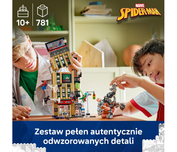 LEGO Marvel 76342 Spider-Man kontra Mysterio: Daily Bugle - 1473565 - zdjęcie 4